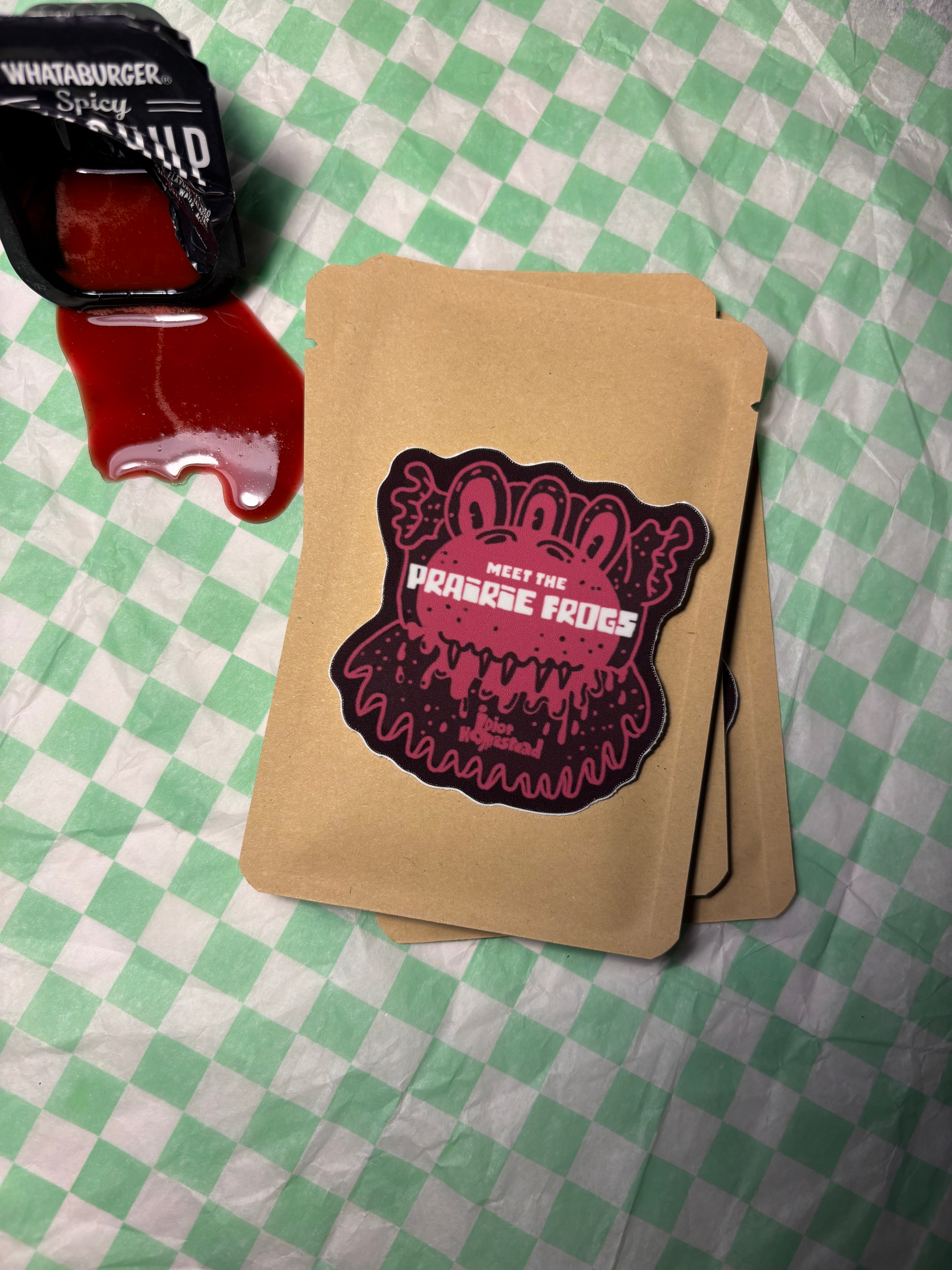 STANDARD Pack of Meet the Prairie Frogs Trading Cards