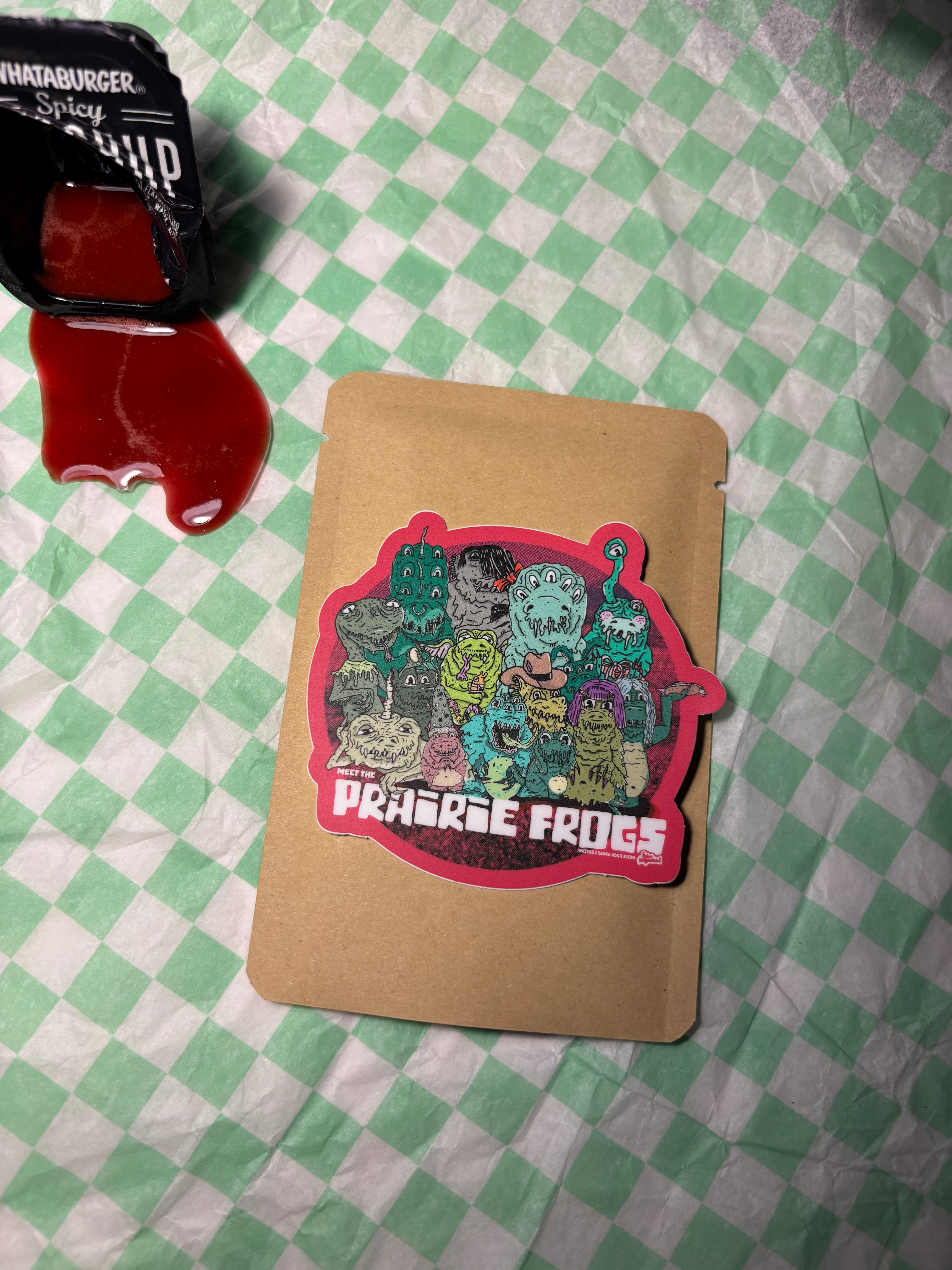 PREMIUM Pack of Meet the Prairie Frogs Trading Cards